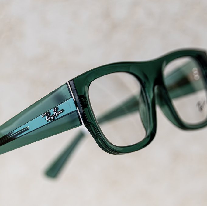 Green acetate frames